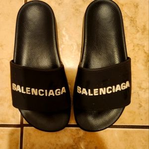 Size 5 Logo Sport Slide (Women)Balenciaga